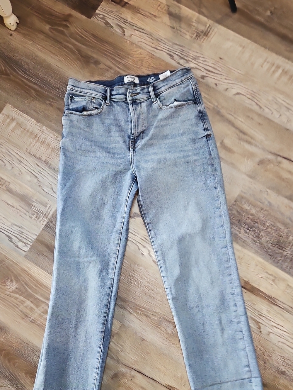 Kensie Light Blue Straight Leg Jeans